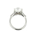Platinum 3.01ct Heart Brilliant Cut Natural Diamond Single Stone Ring G SI2
