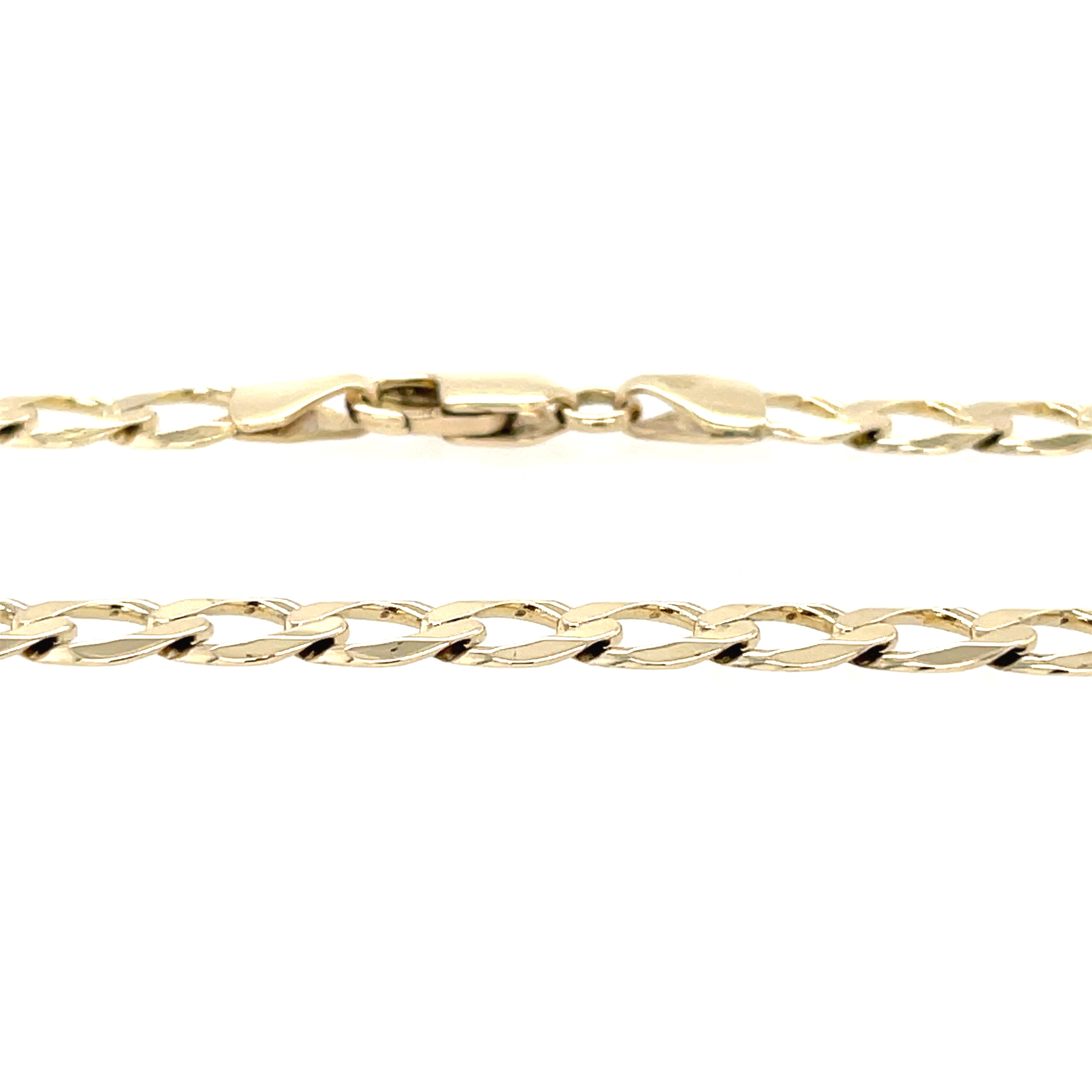 9ct Yellow Gold 18 Inch Curb Link Chain - 13.47g SOLD