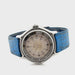 EBEL Discovery Diver 200M Quartz Watch 983913 Blue Leather Strap Vintage