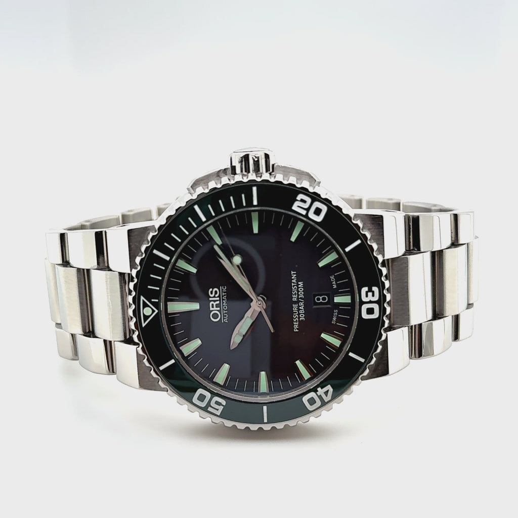 ORIS Aquis Date 7653 Diver's Watch 43mm Stainless Steel Automatic