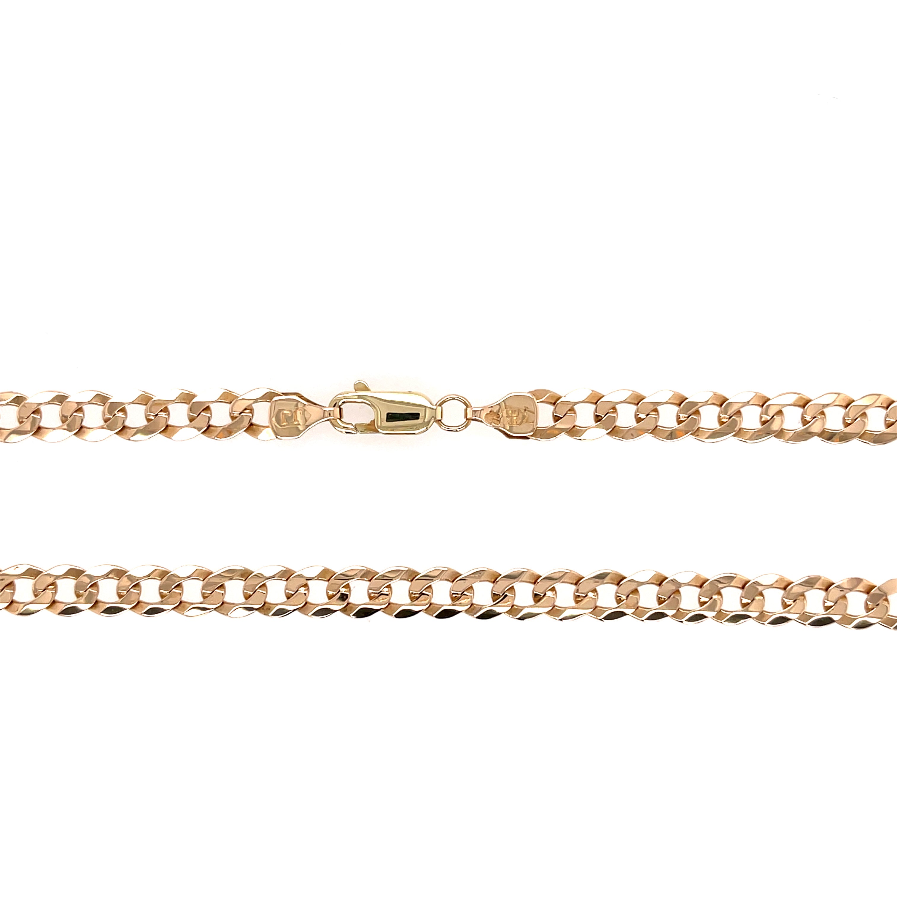 9ct Yellow Gold 18 Inch Curb Link Chain - 10.80g SOLD