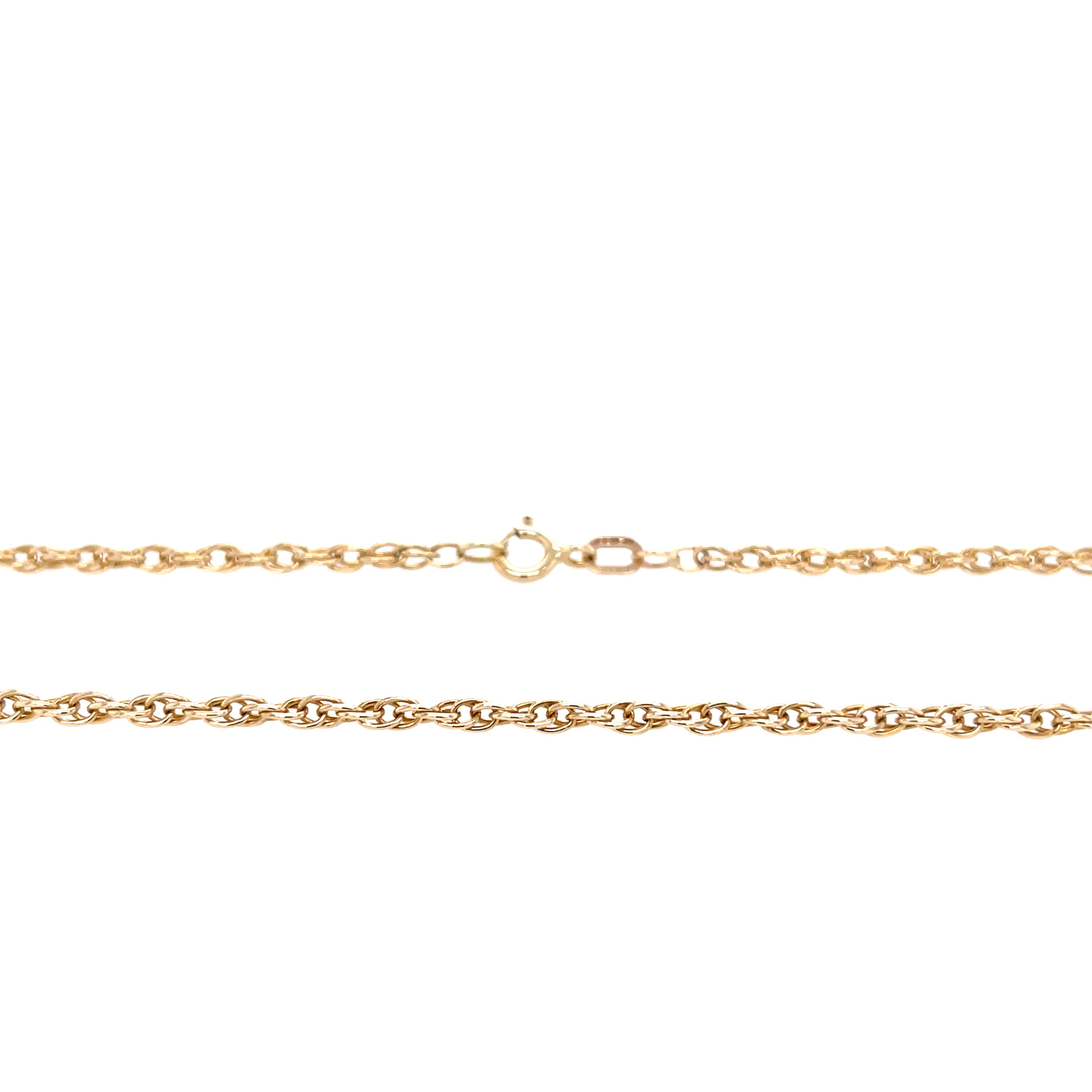 9ct Yellow Gold 16 Inch Prince Of Wales Link Chain - 5.00g