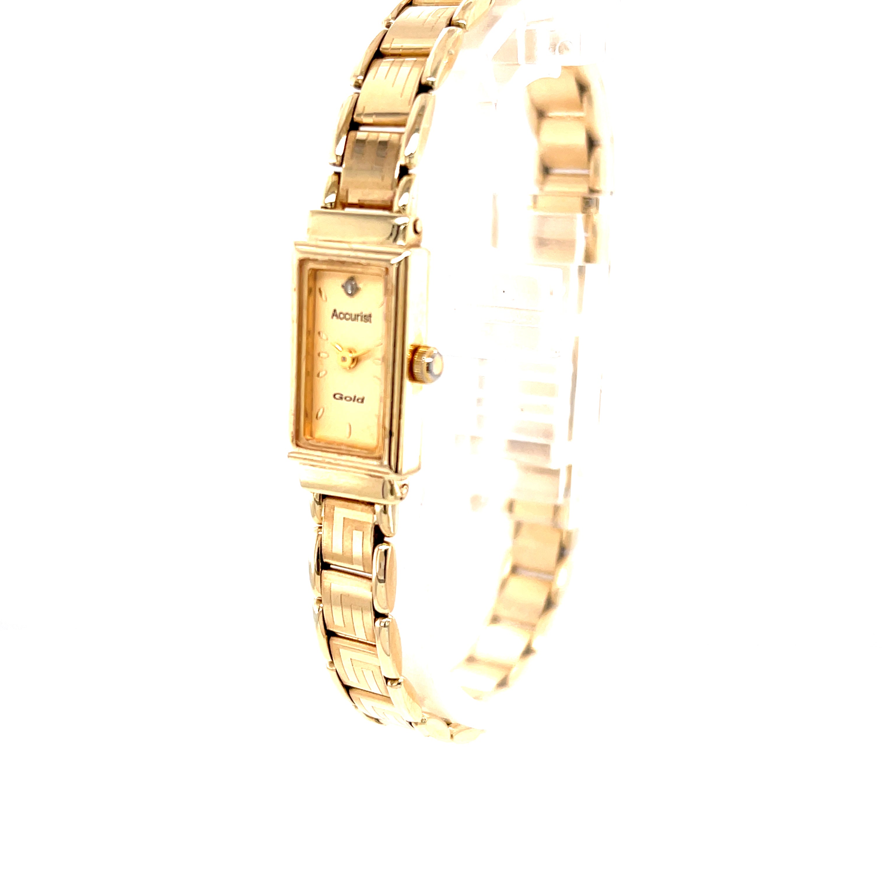ACCURIST 9ct Yellow Gold Ladies Quartz Bracelet Watch SOLD