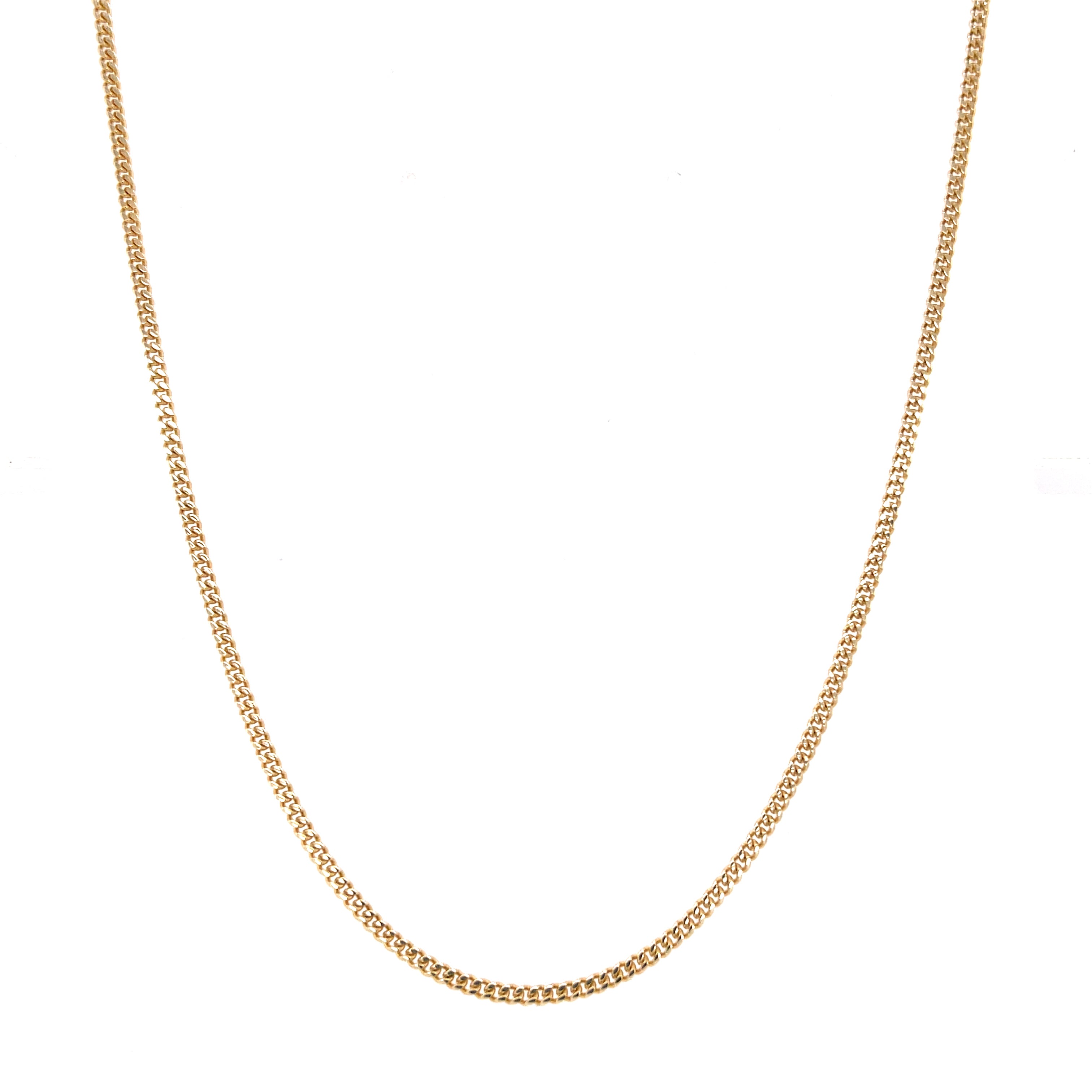 9ct Yellow Gold 24" Fine Curb Link Chain - 5.45g SOLD