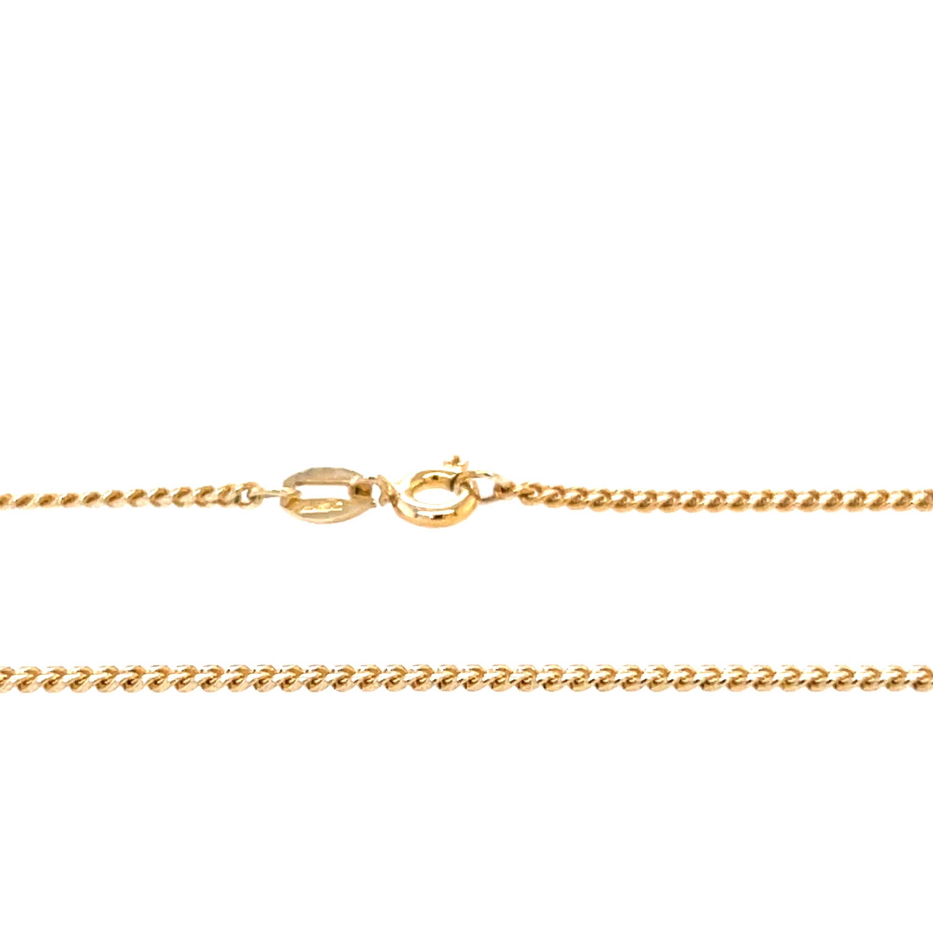 9ct Yellow Gold 24" Fine Curb Link Chain - 5.45g SOLD