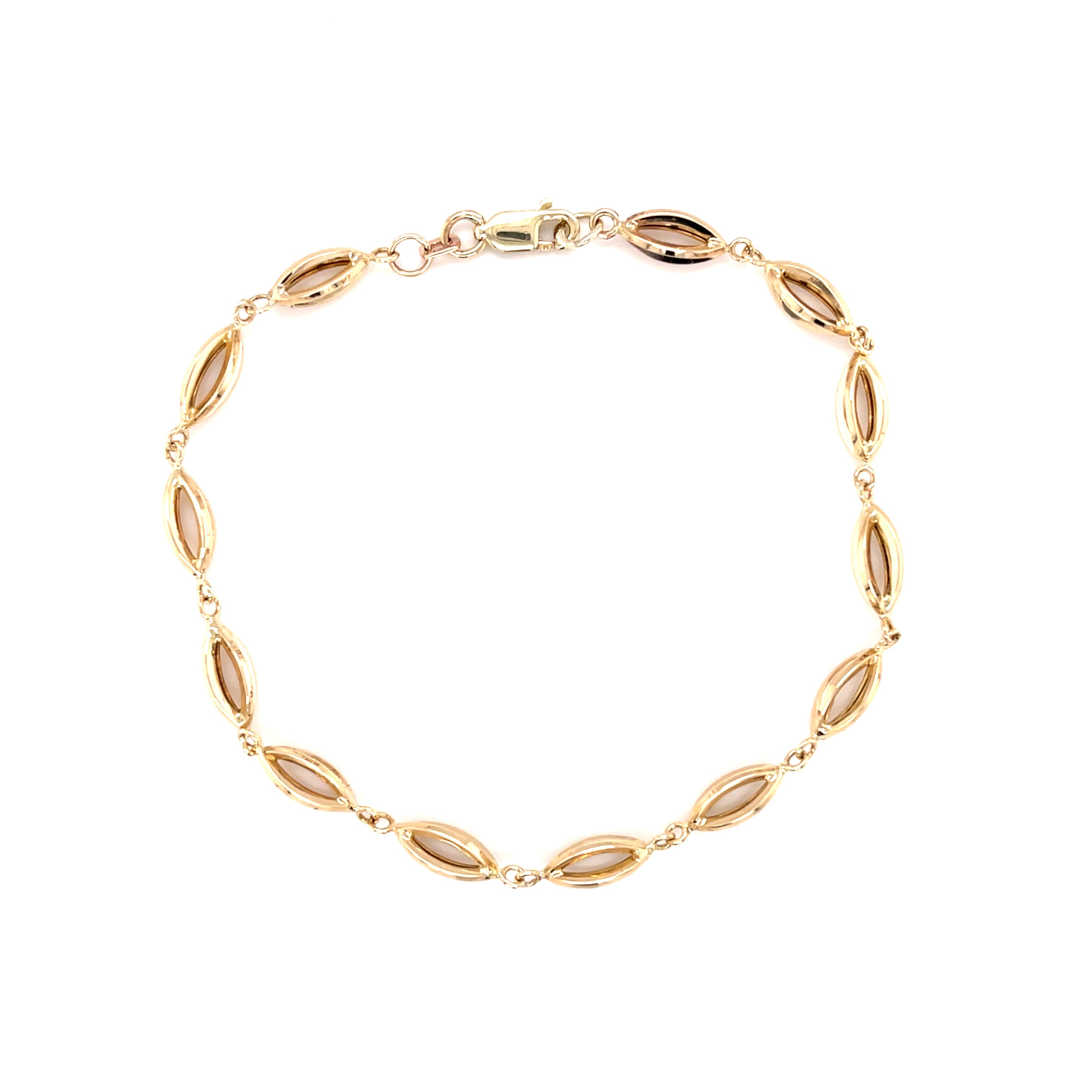 9ct Yellow Gold 8" Fancy Link Bracelet - 3.30g SOLD