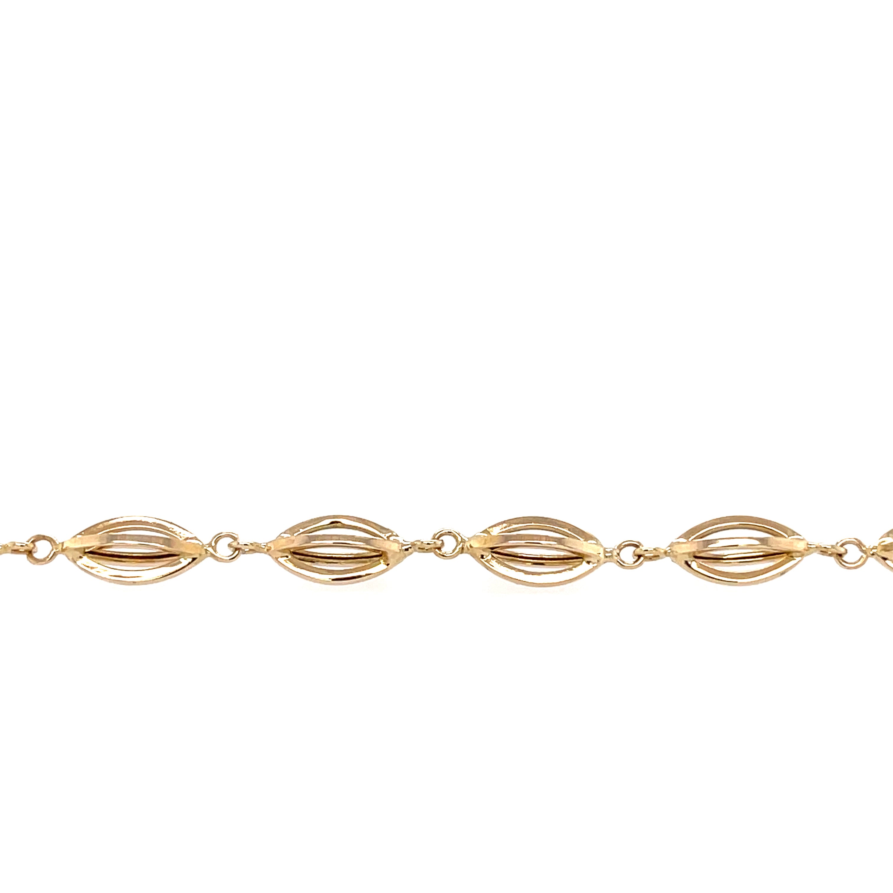 9ct Yellow Gold 8" Fancy Link Bracelet - 3.30g SOLD