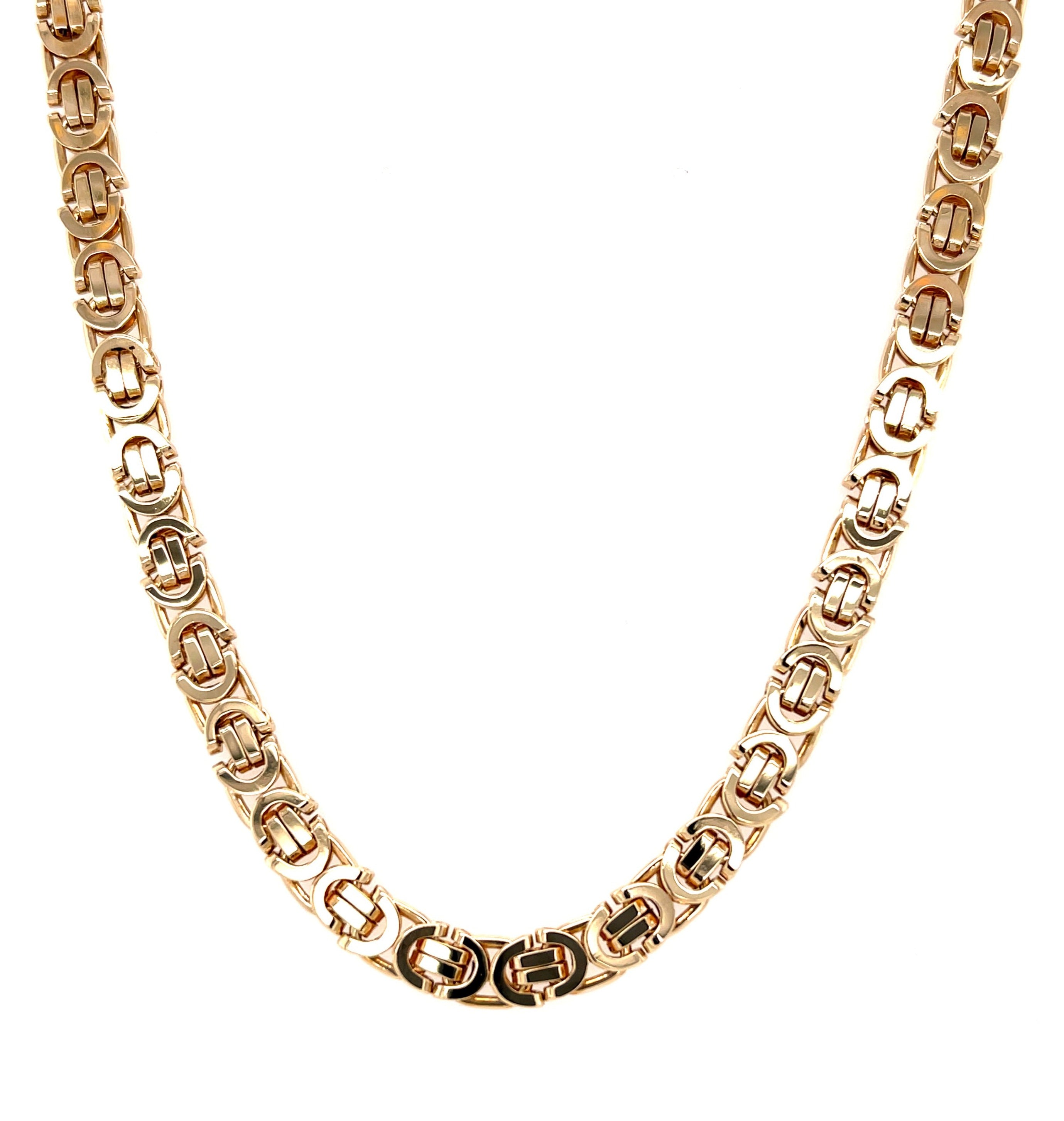 9ct Yellow Gold 20" Byzantine Chain Necklace - 31.72g (1oz) SOLD