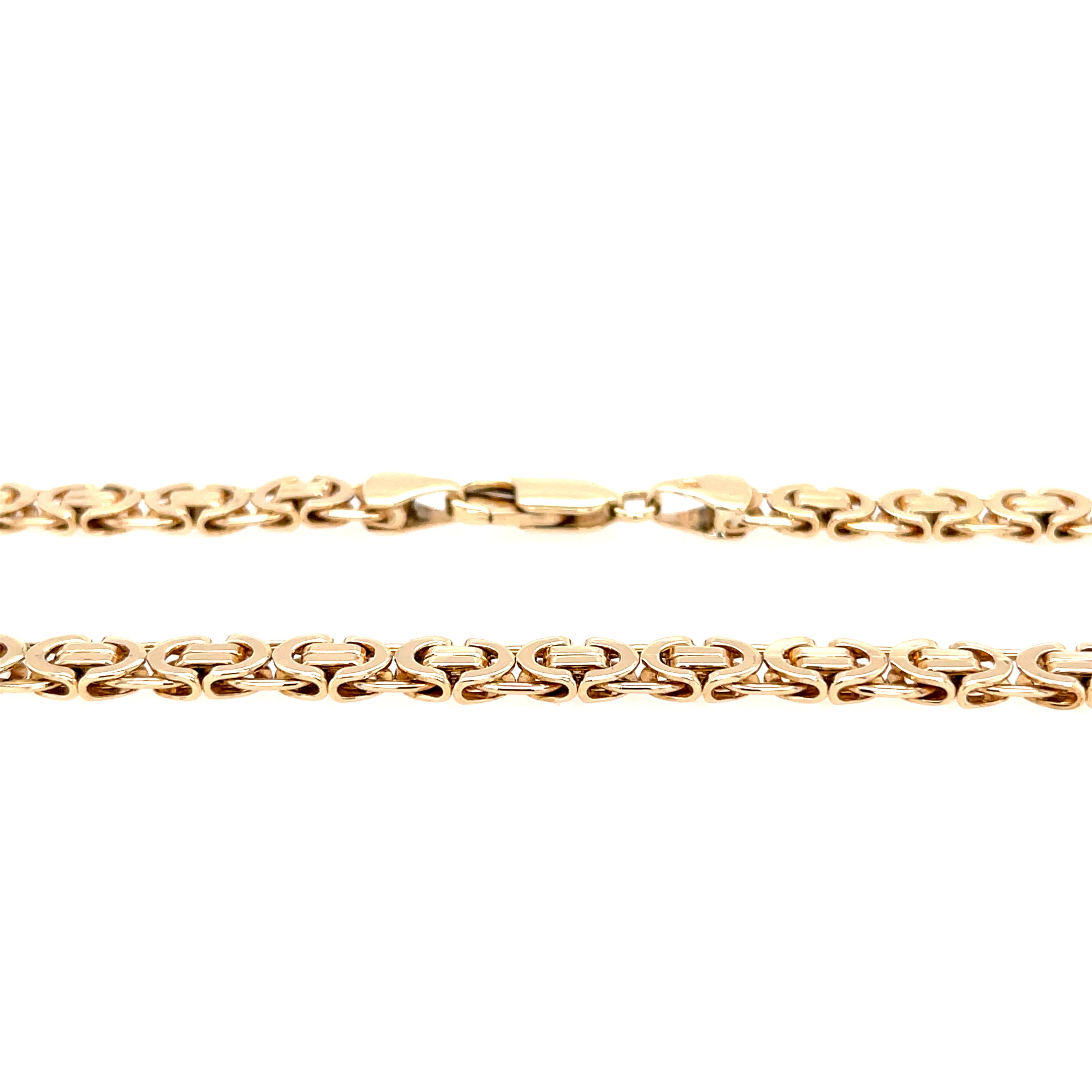 9ct Yellow Gold 20" Byzantine Chain Necklace - 31.72g (1oz) SOLD