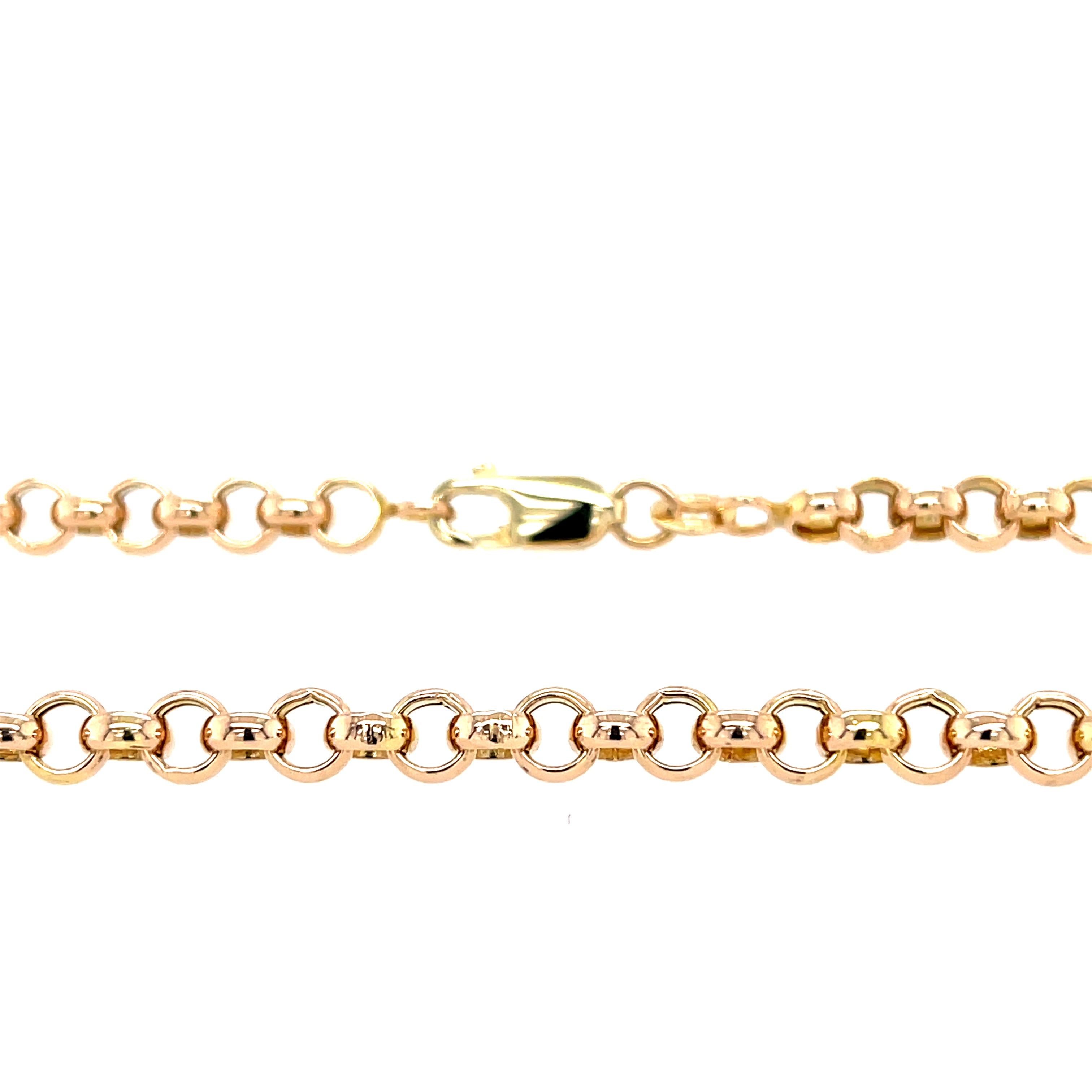 9ct Yellow Gold Round Link 18" Belcher Chain - 10.00g SOLD