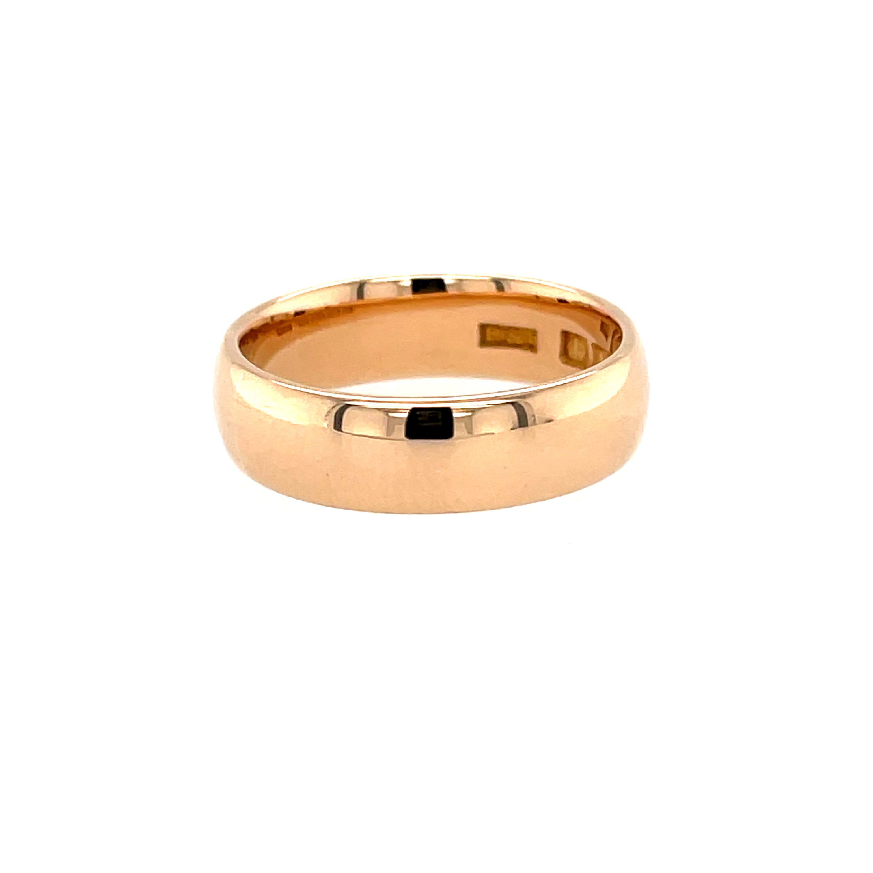 Antique 18ct Yellow Gold 5mm Wedding Band Birmingham 1910 SOLD