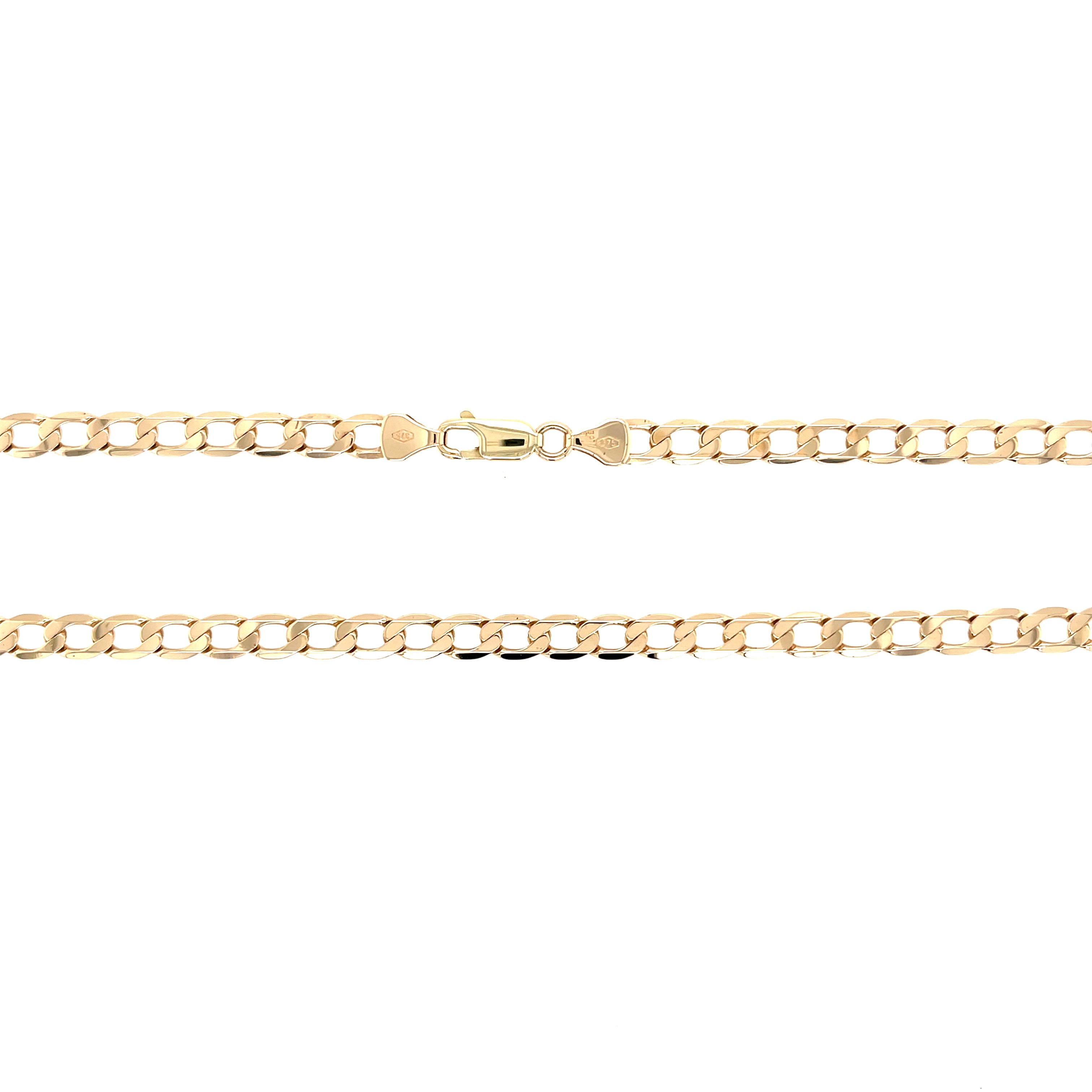 9ct Yellow Gold 21" Curb Link Chain - 14.70g SOLD