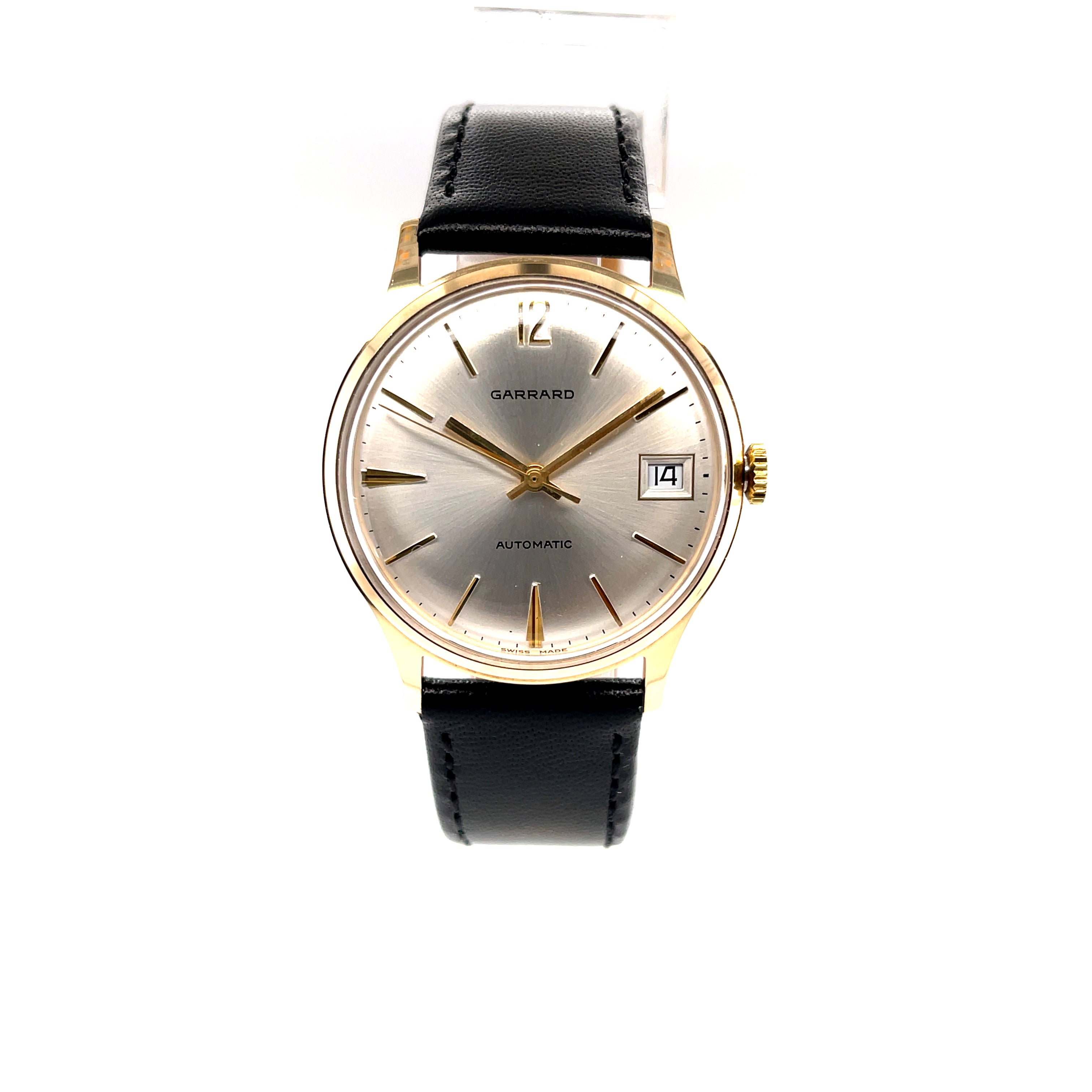 GARRARD Automatic 9ct Yellow Gold Vintage Watch Circa 1960s - Serviced SOLD