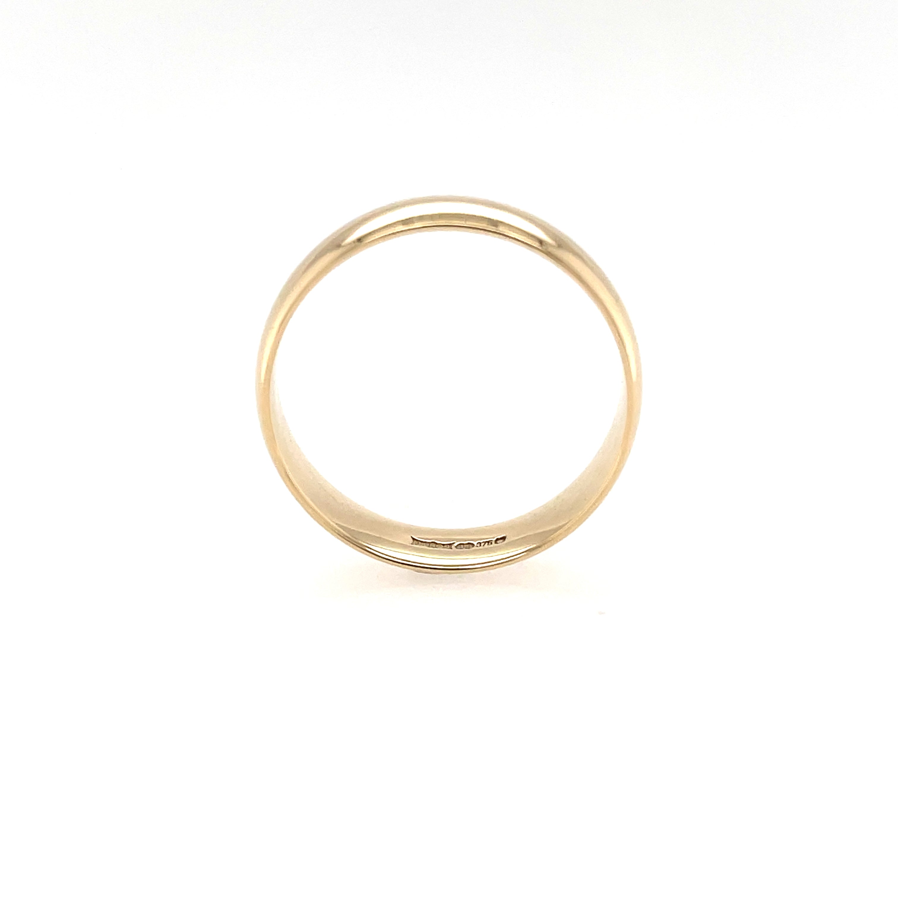 9ct Yellow Gold 5mm Plain Wedding Band - Size X 1/2 SOLD