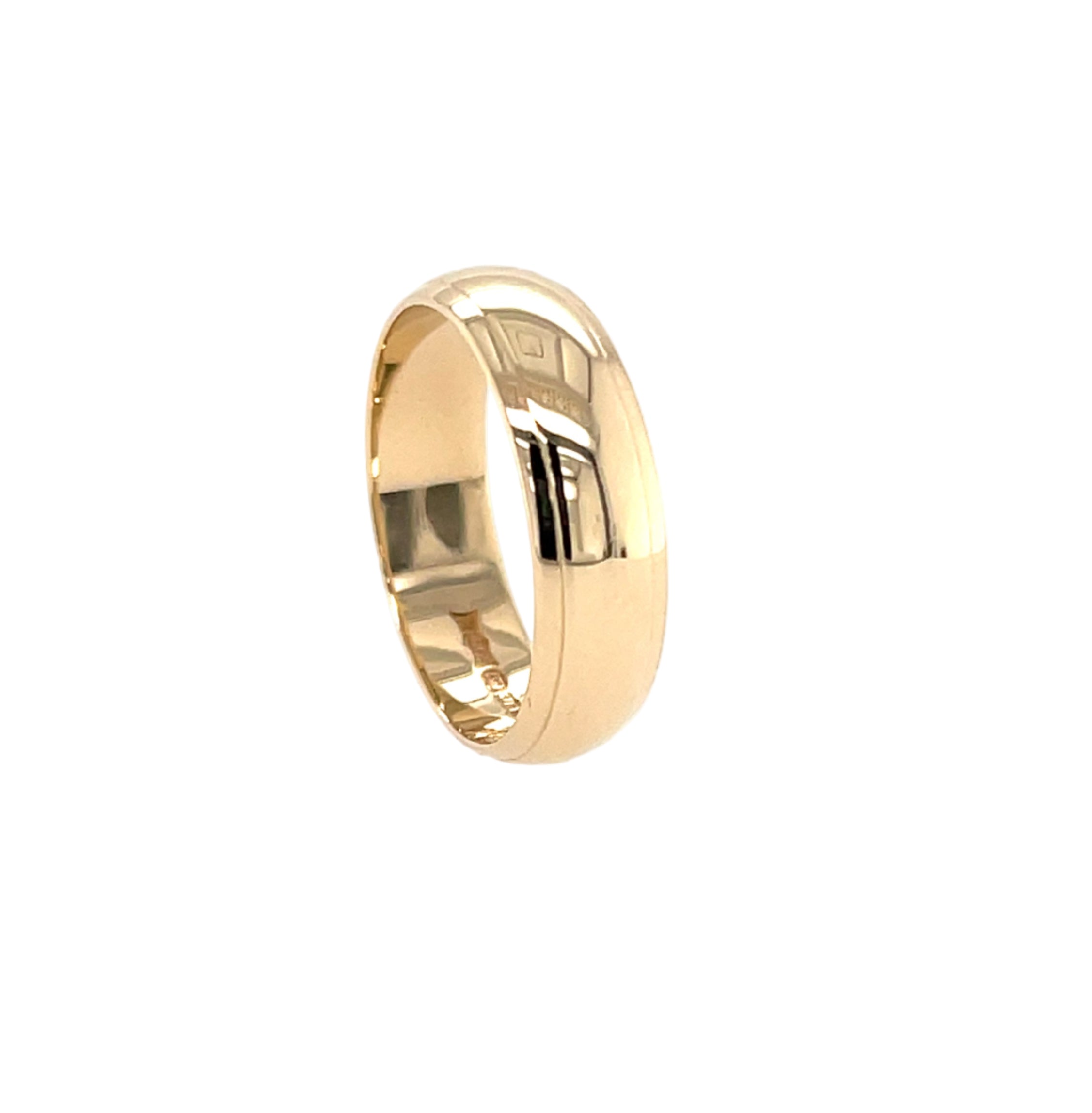 9ct Yellow Gold 5mm Wedding Band Berker Bros - Size L