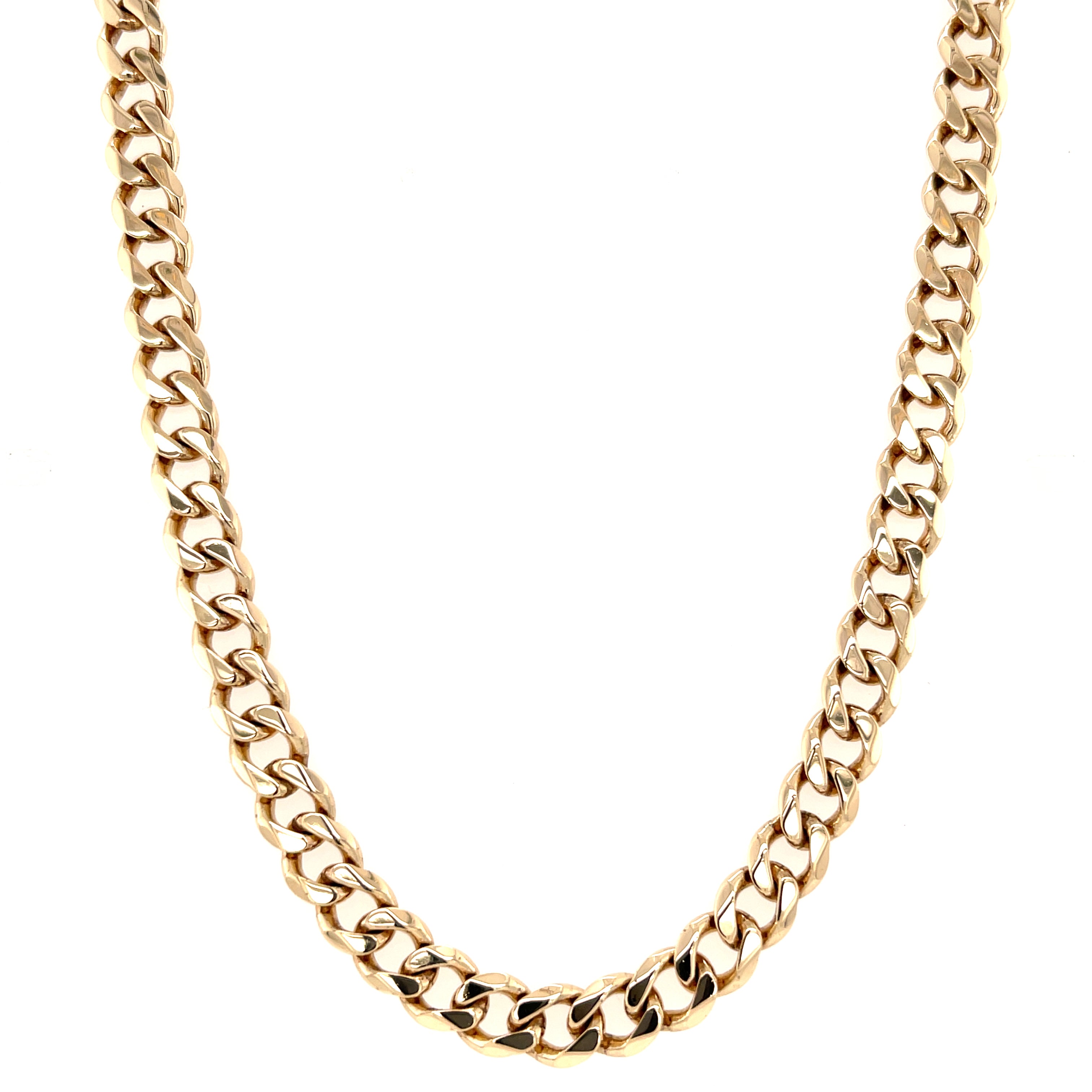 9ct Yellow Gold 20 Inch Curb Link Chain - 38.80g SOLD