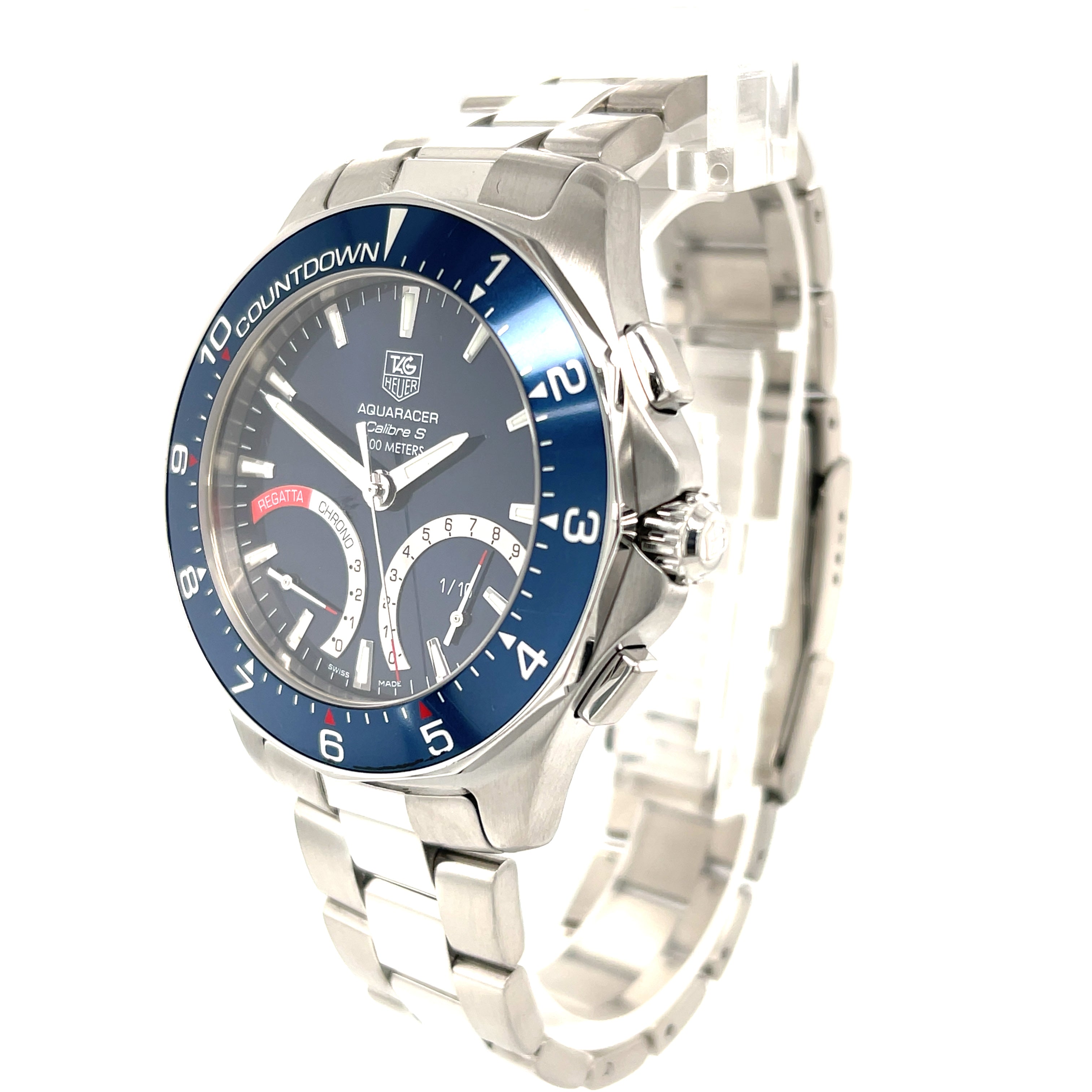 TAG Heuer Aquaracer Calibre S Regatta CAF7110.BA0803 42mm Mens Watch SOLD