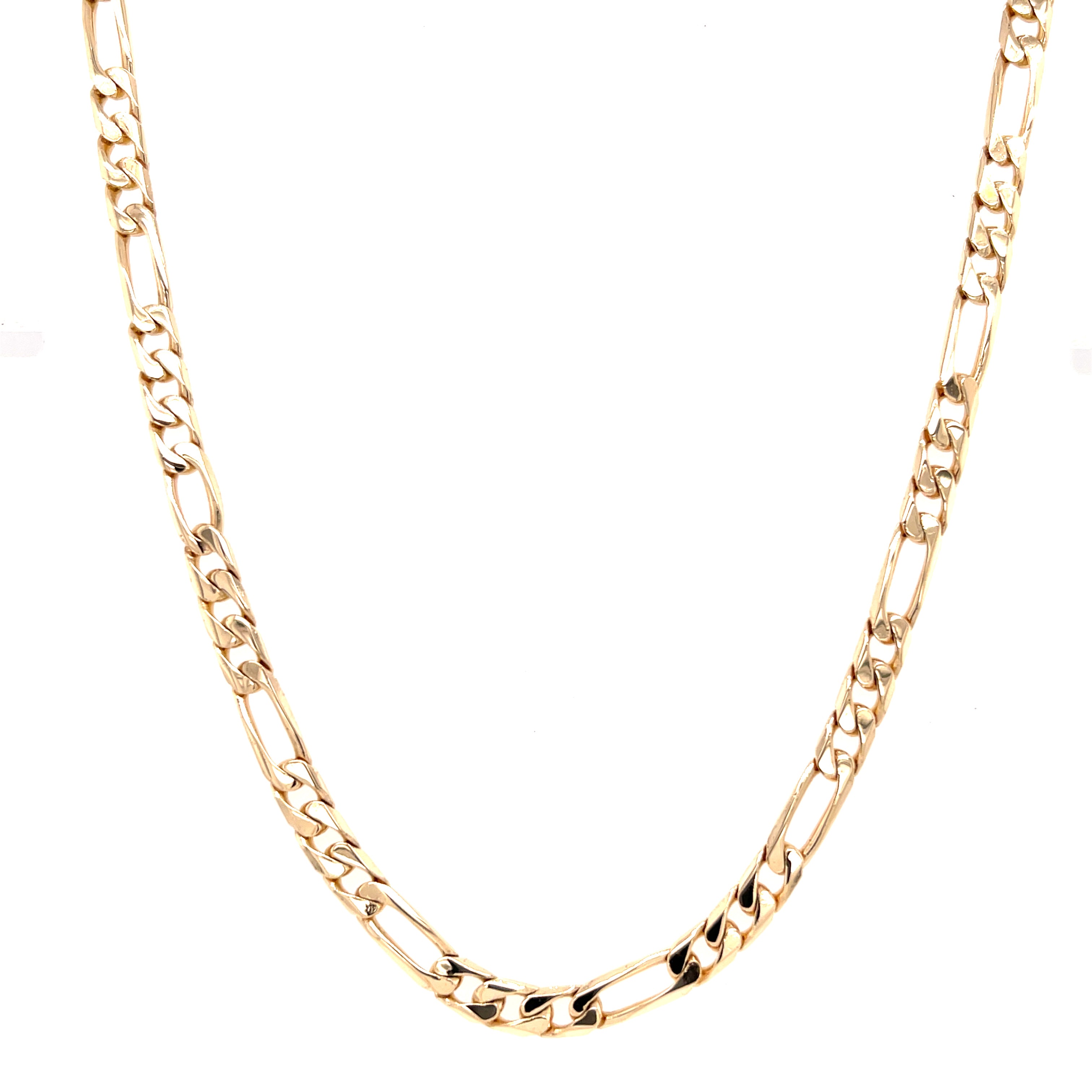 9ct Yellow Gold 24 Inch Figaro Link Chain - 20.75g