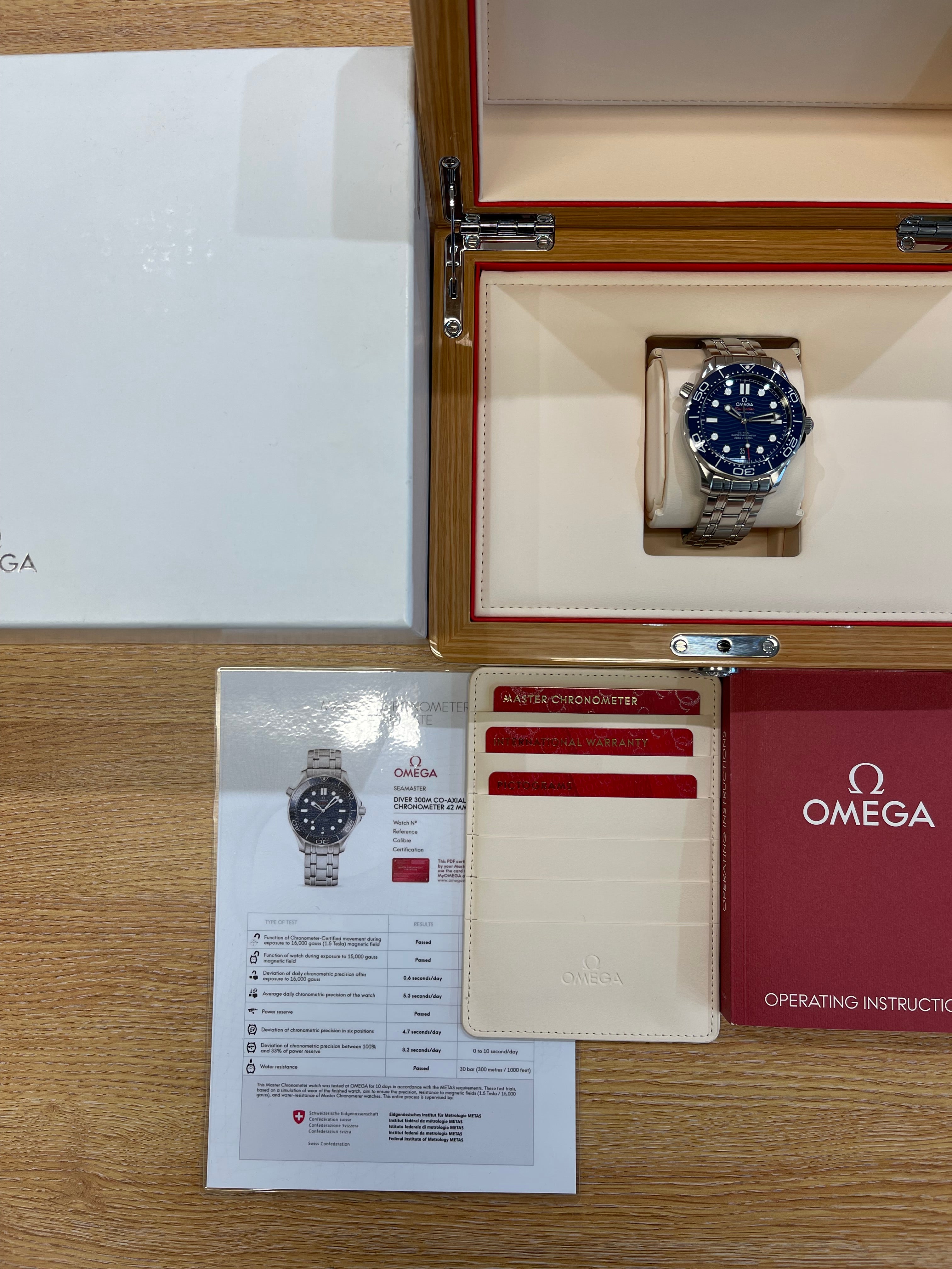 OMEGA Seamaster Diver 300M CoAxial Master Chronometer 210.30.42.20.03.001 SOLD